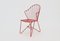 Red Astoria Chair by V. Moedlhammer for Sonett Vienna, 1950s, Image 1