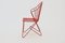 Red Astoria Chair by V. Moedlhammer for Sonett Vienna, 1950s, Image 4