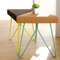 Três Stool in Dark Cork with Yellow Legs by Mendes Macedo for Galula 7