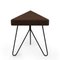 Três Stool in Dark Cork with Black Legs by Mendes Macedo for Galula, Image 3