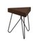 Três Stool in Dark Cork with Black Legs by Mendes Macedo for Galula 1