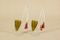 Schnapspfeifen aus mundgeblasenem Glas von Lauscha Glass, 1950er, 6er Set 7
