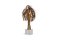 Brass Palm Tree Lamp On a White Marble Base from Maison Jansen, 1970s 4