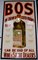 Large Victorian BOS Whiskey Advertising Poster, 1890s 1