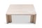 Square Travertine Coffee Table by Gae Aulenti, 1960s 1