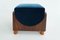 Vintage Italian Half-Moon Stool, Image 1