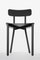 Schwarzer Picto Stuhl von Elia Mangia für STIP 2