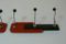 Bauhaus Red & Black Wall Coat Racks, 1920s, Set of 2 11