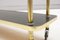 Gold, White & Black Serving Trolley, 1950s, Image 6