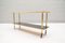 Gold, White & Black Serving Trolley, 1950s, Image 2
