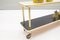 Gold, White & Black Serving Trolley, 1950s 5