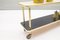 Gold, White & Black Serving Trolley, 1950s, Image 5