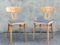 Mid-Century Beech Side Chairs, 1950s, Set of 2, Image 1