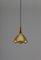 Swedish Rosewood & Perforated Brass Pendant from Falkenberg, 1960s 3