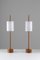 Acrylic & Oak Table Lamps by Uno & Östen Kristiansson for Luxus, 1960s, Set of 2, Image 1