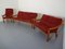 Juego de dos sofás y sillón daneses de Poul Jeppesen, años 60, Imagen 1