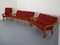 Pair of Danish Sofas & Lounge Chair Set by Poul Jeppesen, 1960s 1