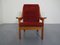 Pair of Danish Sofas & Lounge Chair Set by Poul Jeppesen, 1960s, Image 11
