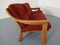 Pair of Danish Sofas & Lounge Chair Set by Poul Jeppesen, 1960s, Image 6
