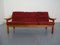 Pair of Danish Sofas & Lounge Chair Set by Poul Jeppesen, 1960s 17