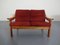 Juego de dos sofás y sillón daneses de Poul Jeppesen, años 60, Imagen 9