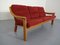Pair of Danish Sofas & Lounge Chair Set by Poul Jeppesen, 1960s 4