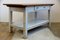 Solid Workbench with Double-Sided Drawer, 1930s, Image 7