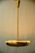 Brass & Crystal Pendant Lamp, 1950s 9