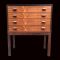 Small Mid-Century Scandinavian Rosewood Chest of Drawers 1