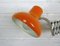 Deutsche Vintage Scherenlampe in Orange, 1960er 14