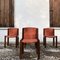 Mid-Century 300 Dining Chairs by Joe Colombo for Pozzi, 1966, Set of 4 3