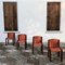 Mid-Century 300 Dining Chairs by Joe Colombo for Pozzi, 1966, Set of 4 7