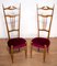 Italian Chiavari Chairs with High Backs, 1950s, Set of 2 2