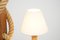 Lampada da soffitto vintage in corda e quercia di Adrien Audoux & Frida Minet, Immagine 4