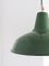 Mid-Century Green Industrial Pendant Light, 1950s 2