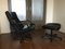 Vintage F141 Lounge Chair & Ottoman by Geoffrey Harcourt for Artifort, Image 1