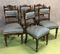 Antique Mahogany Chairs, Set of 6 3
