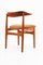 Dänische Mid-Century Cowhorn Stühle von Knud Faerch für Slagelse, 8er Set 9