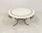 Tavolino da caffè in marmo, ottone e ferro, anni '60, Immagine 8