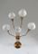 Swedish Floor Lamp in Brass and Opaline Glass from Böhlmarks, 1950s, Image 5