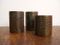 Brutalist Bronze Boxes by Sottolichio, 1970s, Set of 3 1