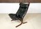 Siesta Leather Highback Chair by Ingmar Relling for Westnofa, 1960s 1