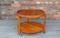 Vintage Teak Coffee Table on Wheels, 1970s 5