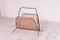 Vintage Rattan Magazine Rack, 1950s 1