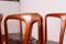 Juliane Chairs by Johannes Andersen for Uldum Møbelfabrik, 1960s, Set of 4 4