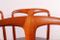 Juliane Chairs by Johannes Andersen for Uldum Møbelfabrik, 1960s, Set of 4 3