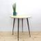 Round Metal and Yellow Formica Kitchen Table, 1960s, Image 2