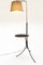 Vintage Floor Lamp & Table, 1950s, Image 3