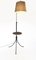 Vintage Floor Lamp & Table, 1950s, Image 4