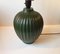 Lámpara de mesa de cerámica verde de Michael Andersen, años 30, Imagen 7